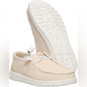 Hey Dude Wally Stretch Sox Men's Size 13 Irish Cream Summer Lightweight Casual